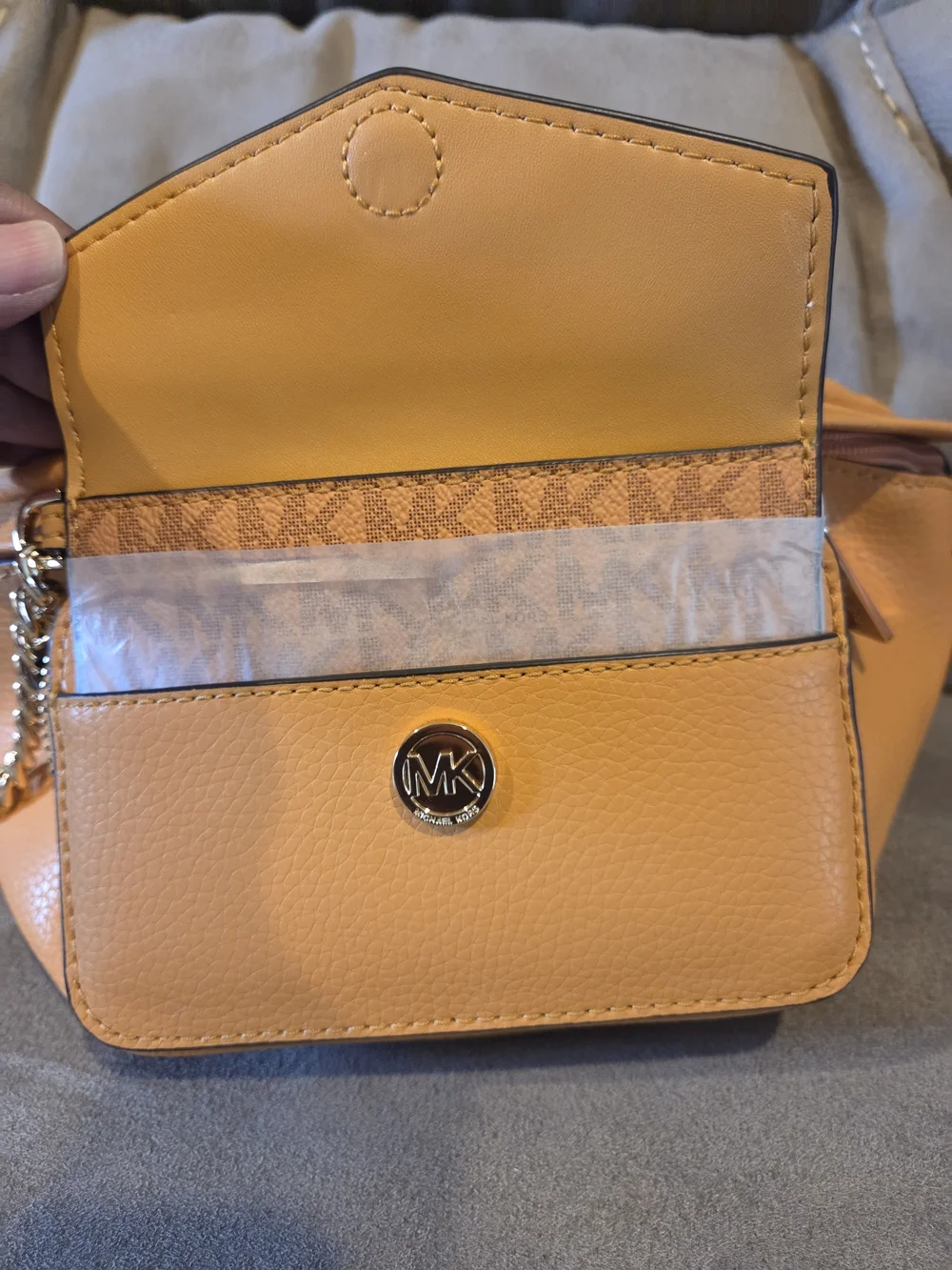 Michael Kors Women’s Tan Leather Belt Bag